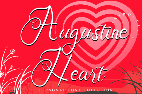 Augustine Heart: A Dainty Handwritten Font for Marketing Campaigns