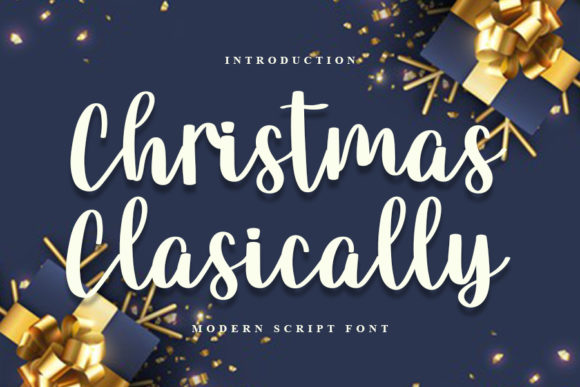 Christmas Classically: A Friendly Script Font for Handwritten Designs