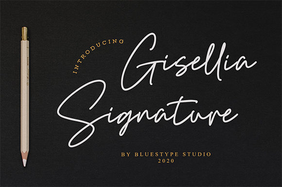 Crafting with the Gisellia Signature Font