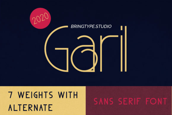 Garil: A Clean & Modern Sans Serif Font for Elegant Projects