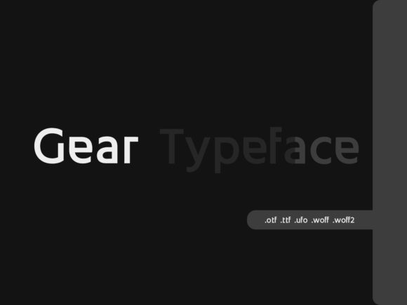 Gear: A Modern Sans Serif Font for Professional Branding