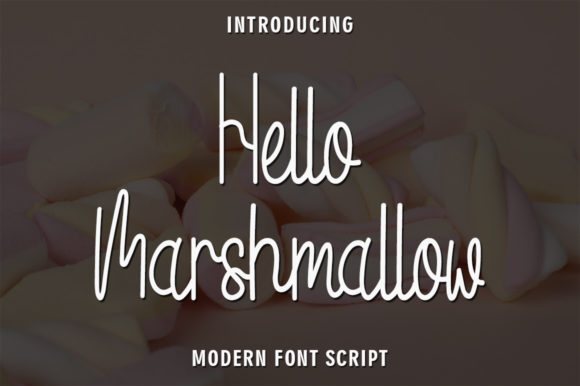Hello Marshmallow: A Craft-Friendly Elegant Handwritten Font
