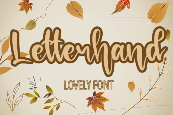 Letterhand: A Modern Script Font for Digital Design