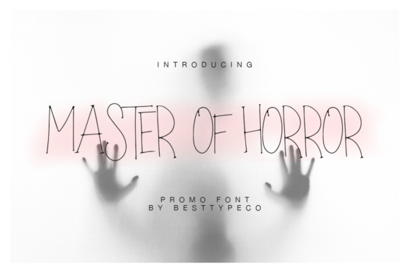 Master of Horror Font for Handmade Product Design
