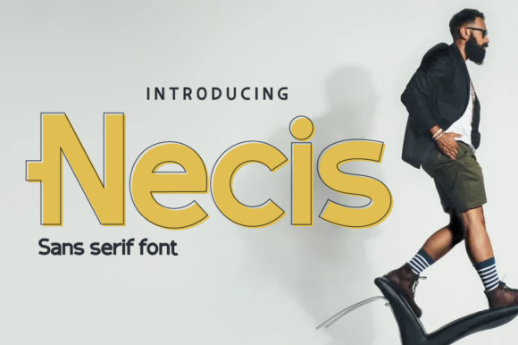 Necis: A Bold Sans Serif Font for Modern Marketers
