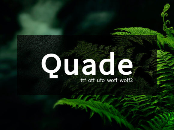 Quade: The Modern Sans Serif Font for Marketers