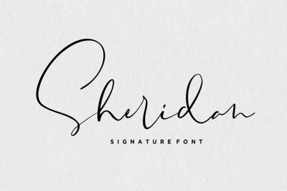 Sheridan: A Dreamy Script Font for Digital Design Projects