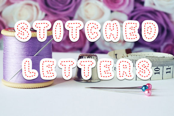 Stitched Letters: The Warm and Versatile Font for Crafters