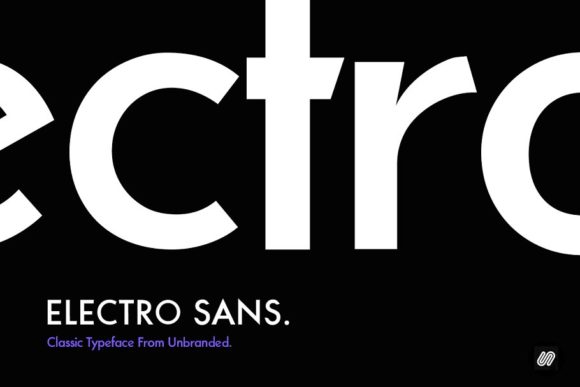 The Electro Sans Font for Modern Web Design
