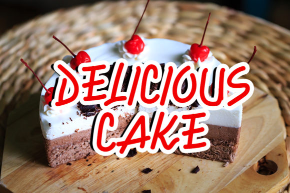Using Delicious Cake Font for Playful Brand Identity
