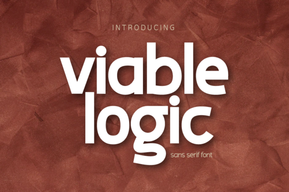 Viable Logic: A Sans Serif Font for Modern Branding Projects