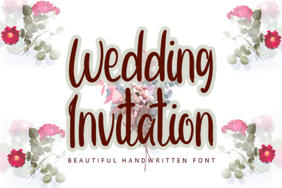 Wedding Invitation: A Versatile Handwritten Font for Creative Makers