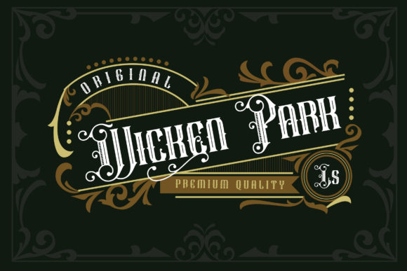 Wicken Park Font: A Blackletter Classic for Creative Projects
