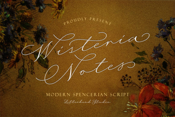 Wisteria Notes: An Elegant Handwritten Font for Digital Design