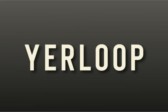 Yerloop Font: A Marketer's Secret Weapon for Clean Campaigns